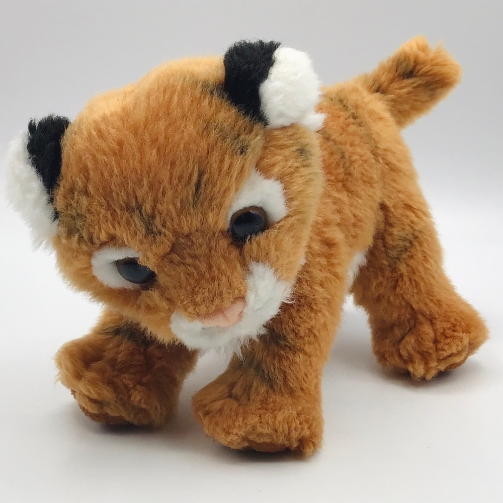 AURORA Bengal Tiger Cub 8” San Diego Zoo Safari Park Plush Tiger Trail Animal - Picture 1 of 9
